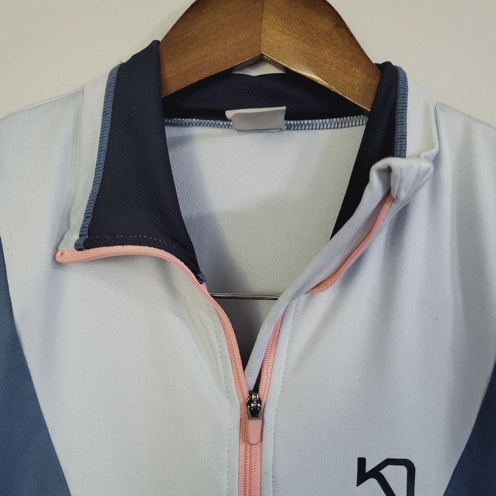 Kari Traa Karen Half Zip Midlayer Fleece Sporty Sweater Large - Picture 4 of 8